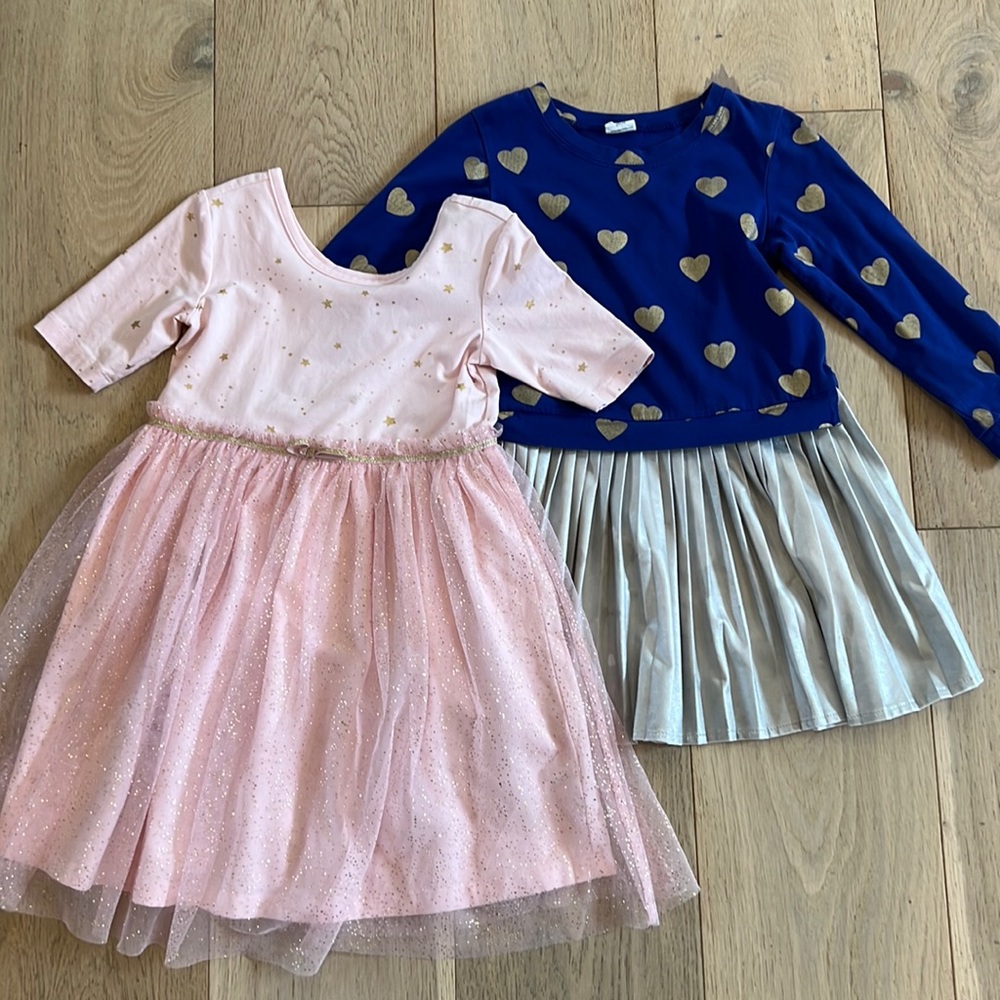 EGG and Hanna Anderson Girls Dresses SZ 5